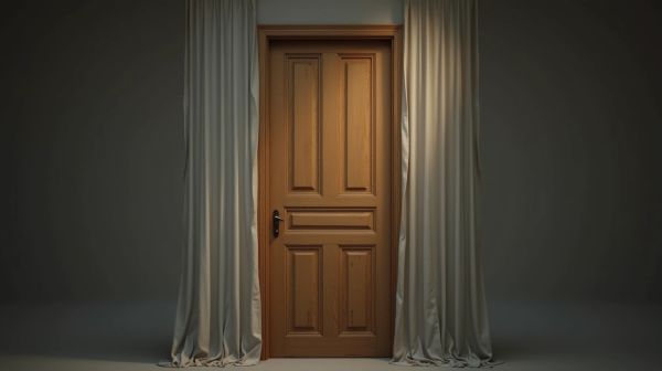Isoler une vieille porte en bois : pourquoi ne pas oser un rideau isolant ?