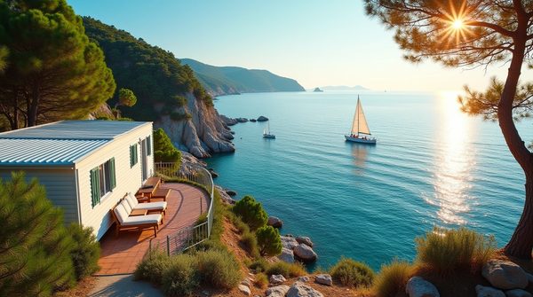 Mobil home vue mer à argelès : votre espace de rêve !